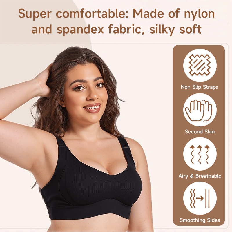 🎁Last Day 49% OFF🔥Super Firming Wire-Free Full Cup Bra All-Day Comfort No More Sagging (3-Pack Value Set)