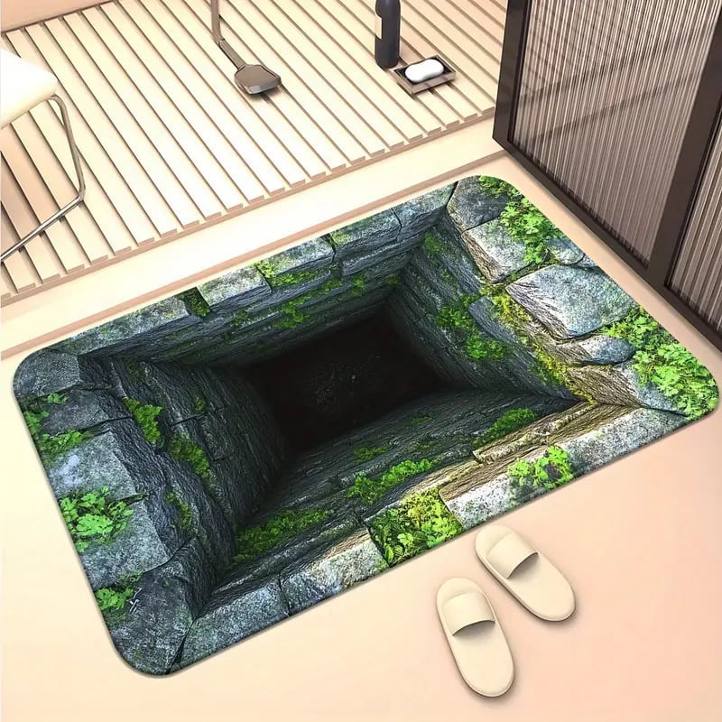 🔥LAST DAY 49% OFF🔥Visual Illusion Endless Abyss Pattern HD Printed Non-Slip Doormat