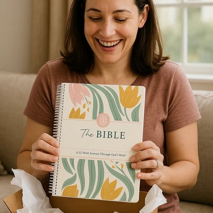 🔥LAST DAY 49% OFF -🙏🏼The Bible In A Year: A 52-Week Journey Through God's Word