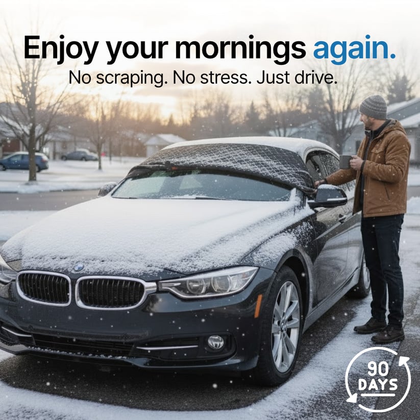 🎁Weatherforce All-Weather Windshield Shield 🛡️ | Anti-Theft & Reversible Design ❄️🌞