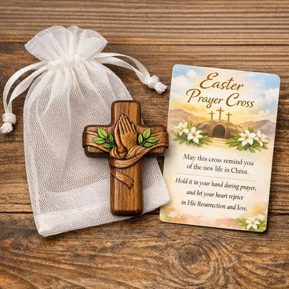 🔥Last Day SALE 50% OFF-✝️Handmade miniature wooden prayer cross