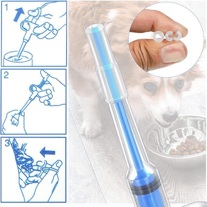 Stress-Free Pill Giver for Cats & Small Dogs - 3-Pack Value Set 🐶🐱✨