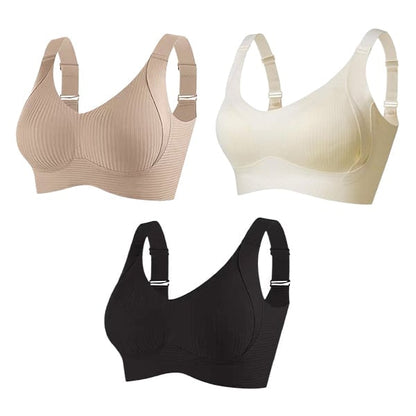 🎁 Dernier jour : Achetez 1, recevez 3 packs 🔥 Soutien-gorge push-up sans armatures ultra gainant, confort toute la journée, fini le relâchement (lot économique de 3)