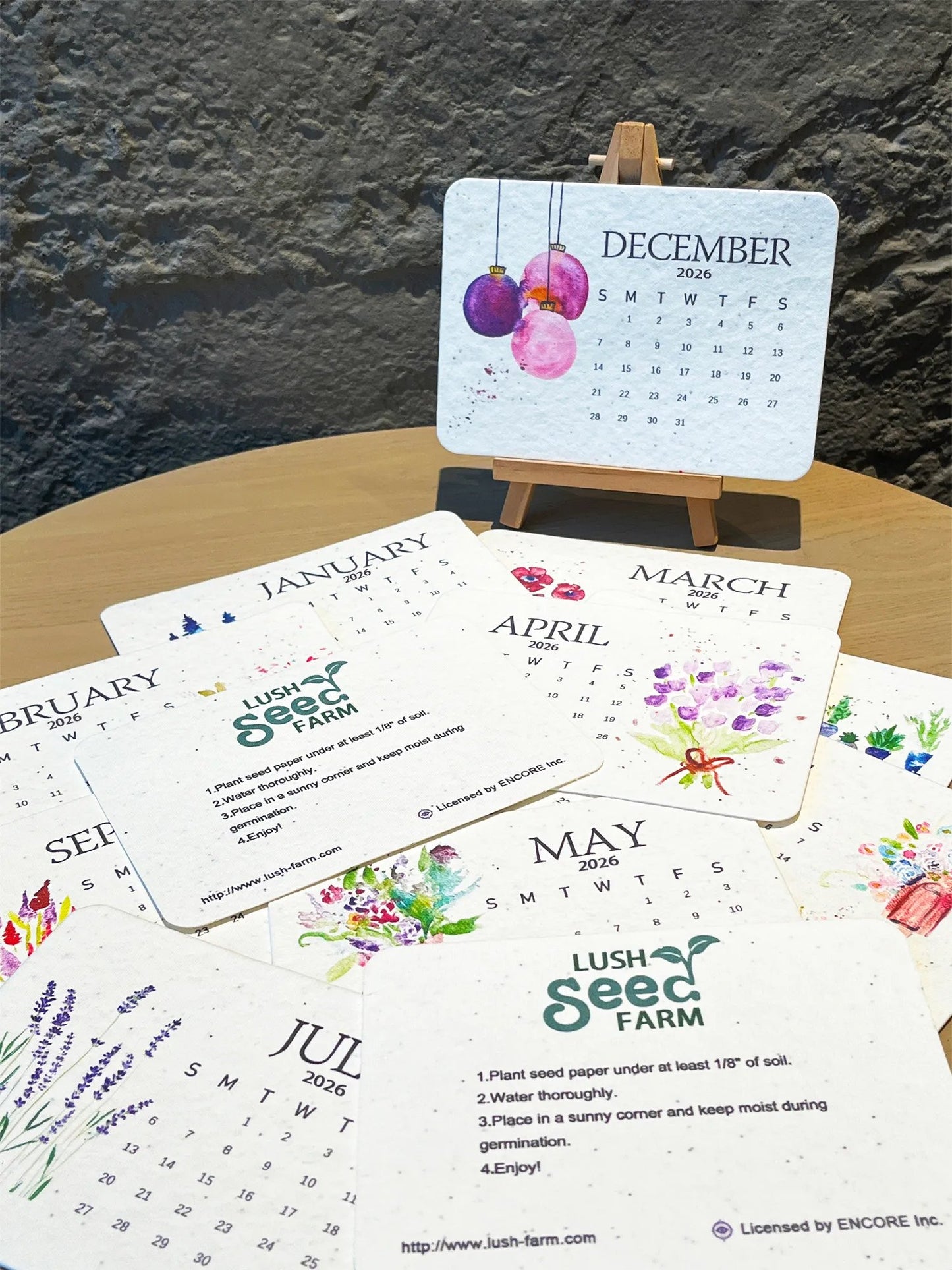 🔥Last day 49% OFF🌱Eco-Friendly Plantable Love Seed Calendar 2026