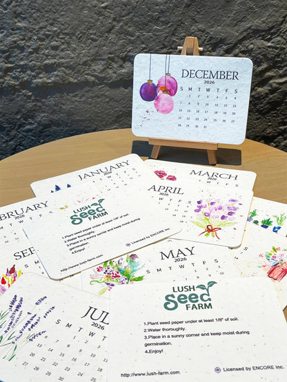 🔥Last day 49% OFF🌱Eco-Friendly Plantable Love Seed Calendar 2026
