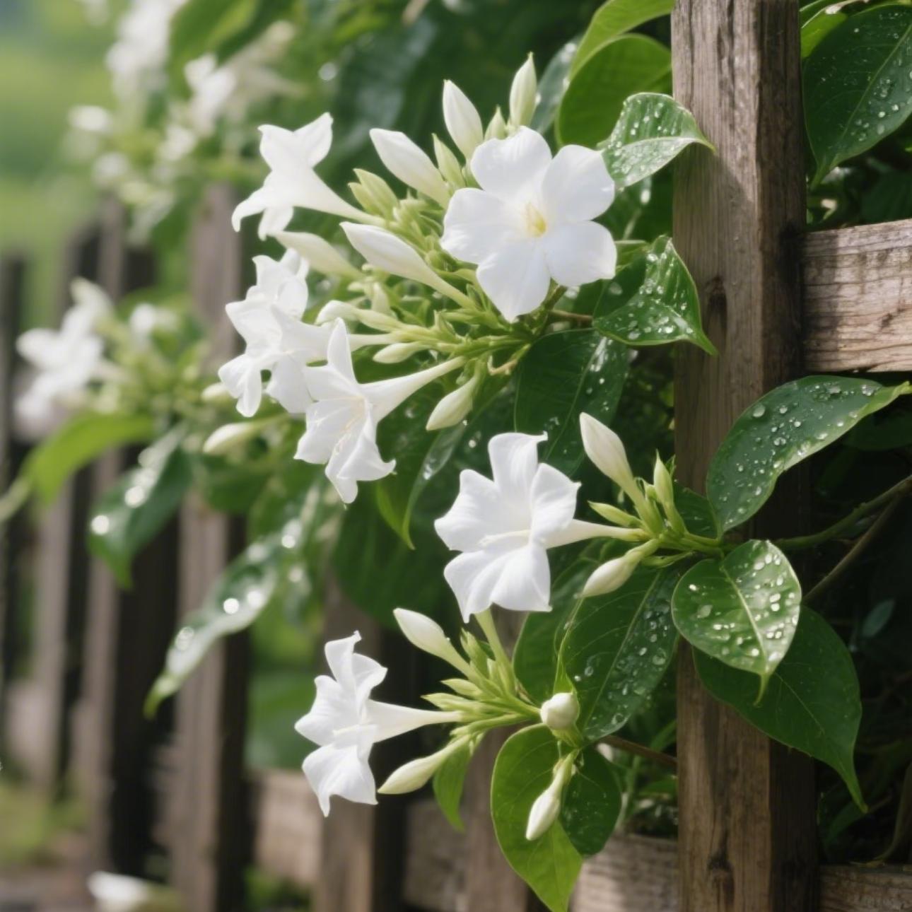 🌿❄️ Midnight Perfume Jasmine Seeds – Winter Planting, Perennial Blooms & Fragrant Garden Elegance 🌸