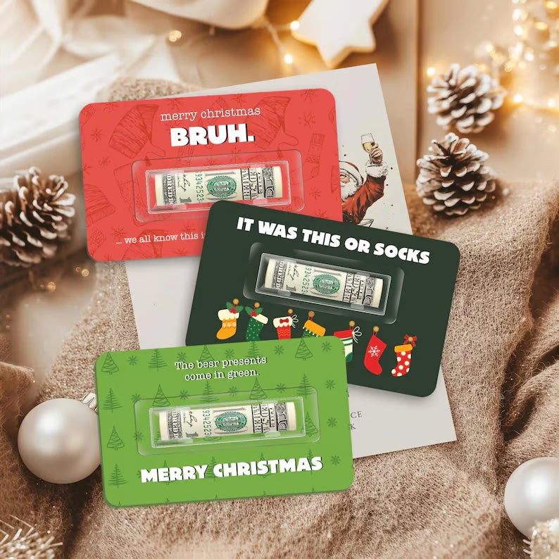 🎄BLACK FRIDAY 49% OFF-🎅Funny Christmas Cash Holder Card