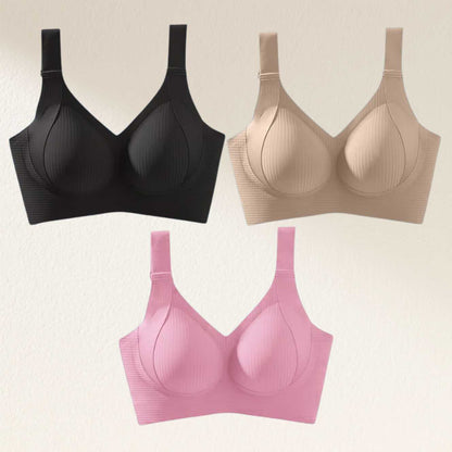 🎁Last Day 49% OFF🔥Super Firming Wire-Free Full Cup Bra All-Day Comfort No More Sagging (3-Pack Value Set)
