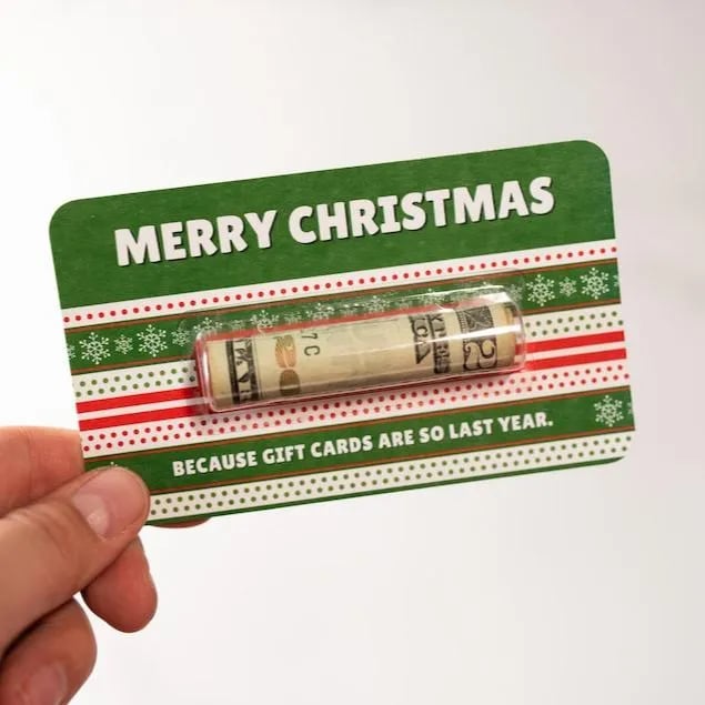 Merry Christmas-Green Stripes