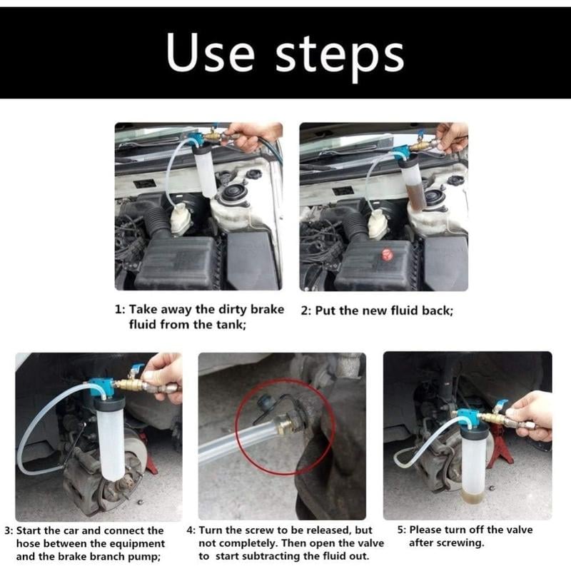 🔥 LAST DAY 49% OFF - 🛠️🚗 Auto car brake fluid oil change replacement tool