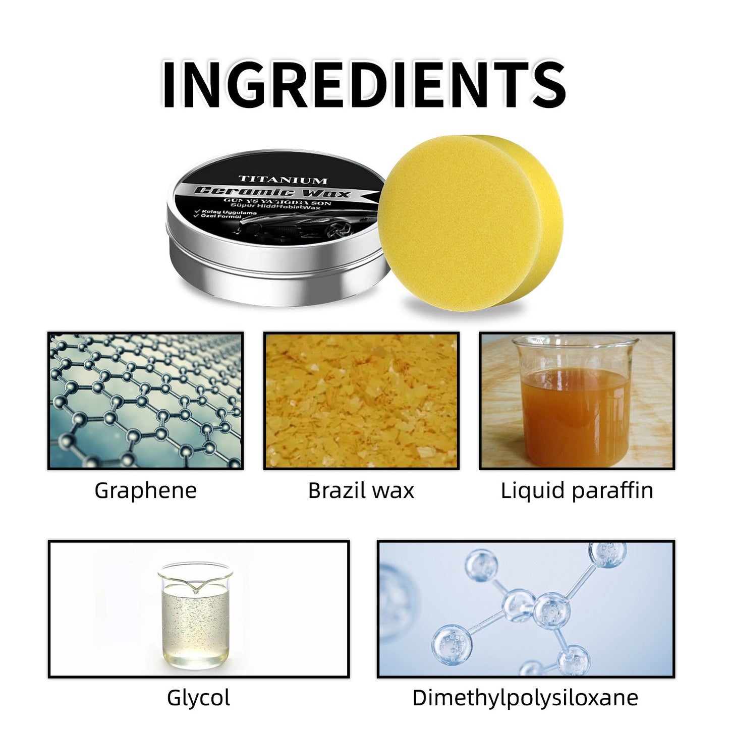 🏆Flash Sale⚡ 50K+ SOLD! Almost Gone-💥🚗 Titanium Ceramic Wax Cream