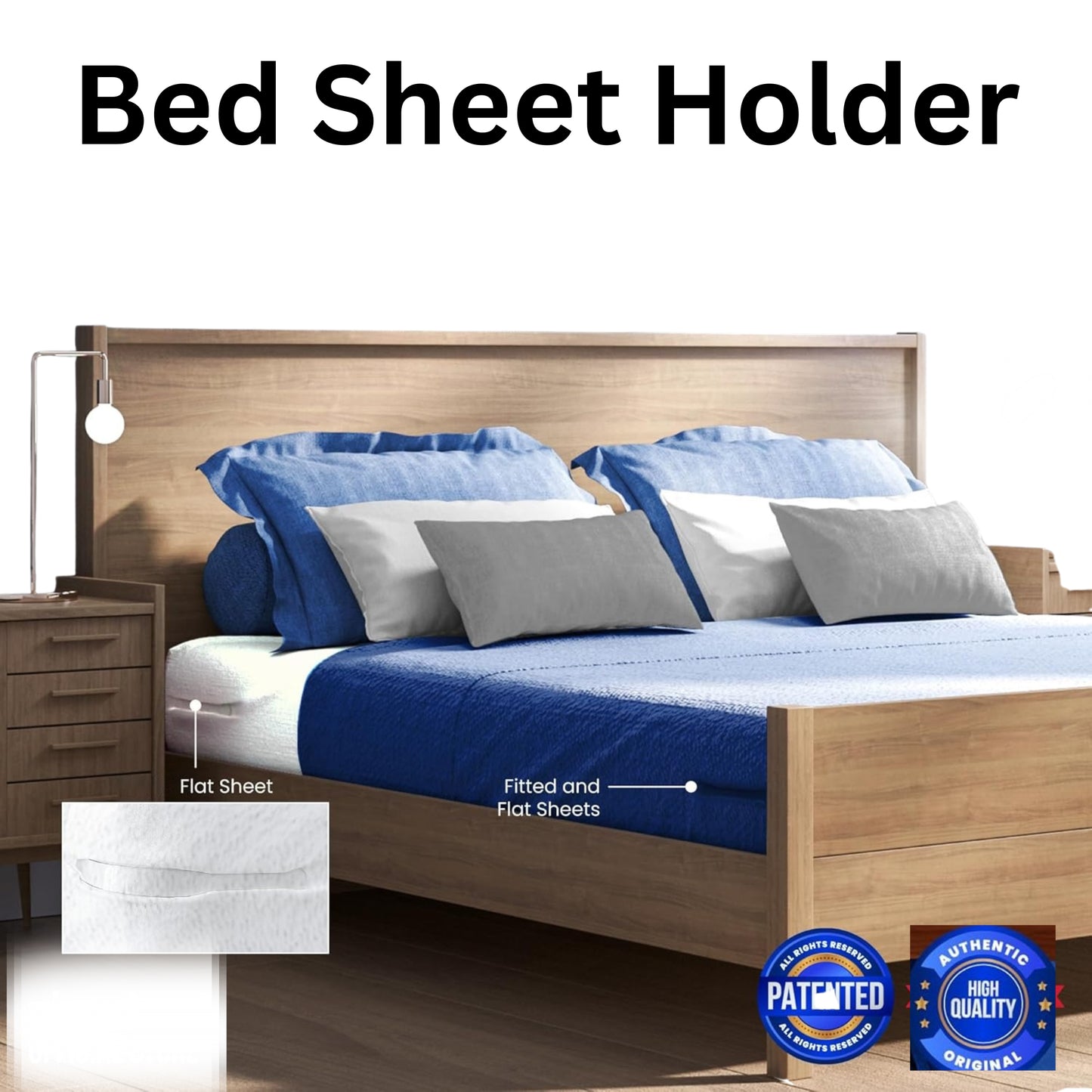 Bed Sheet Holder | Bed Sheet Lock (4pcs set)