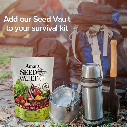 🚨 Grow Your Own Organic Veggies At Home | 35-Variety Seed Vault Kit🥦🥬🫑🌽🥔