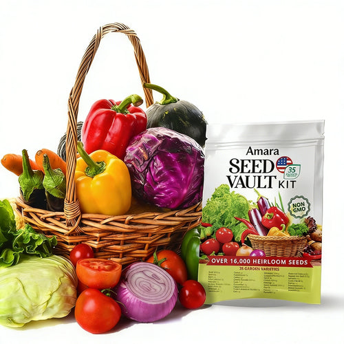 🚨 Grow Your Own Organic Veggies At Home | 35-Variety Seed Vault Kit🥦🥬🫑🌽🥔