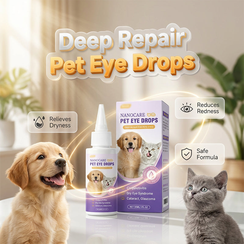 🔥Gentle Pet Eye Drops for Dogs & Cats