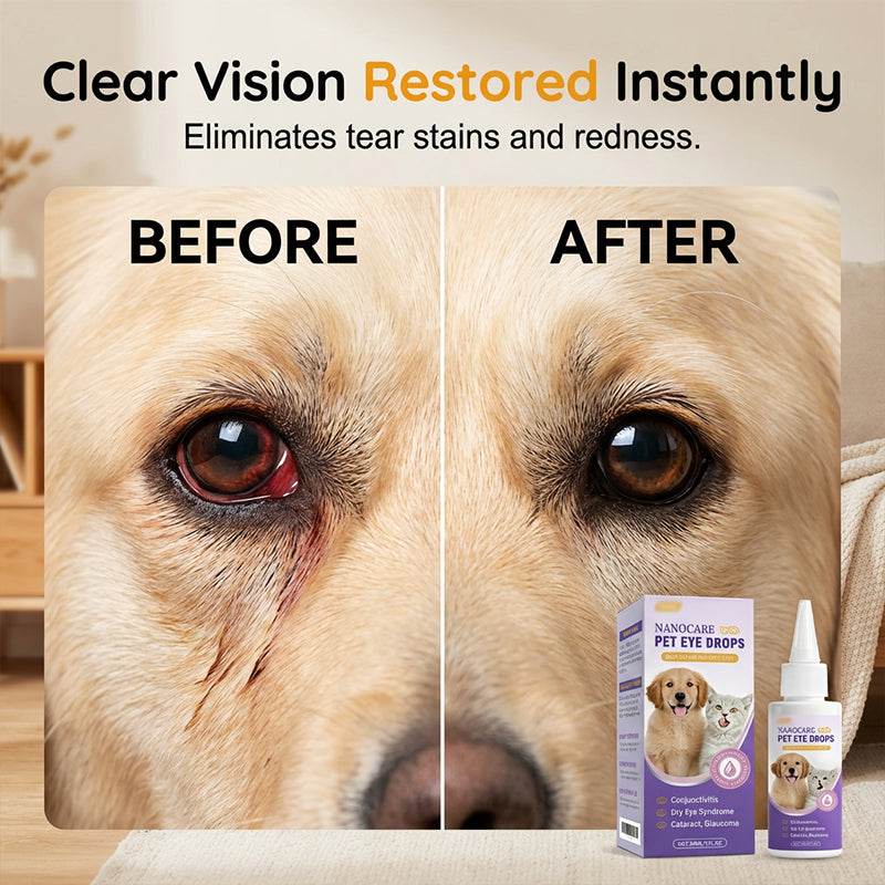 🔥Gentle Pet Eye Drops for Dogs & Cats