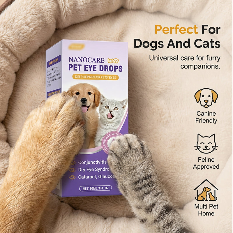 🔥Gentle Pet Eye Drops for Dogs & Cats